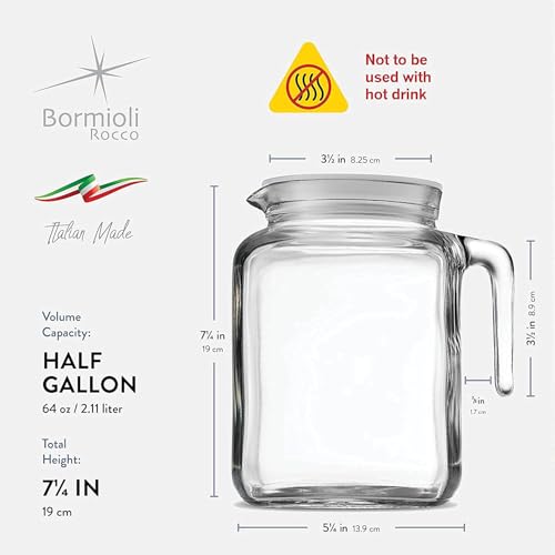 Bormioli Rocco Frigoverre Jug with Hermetic Lid 68 oz - Image 3