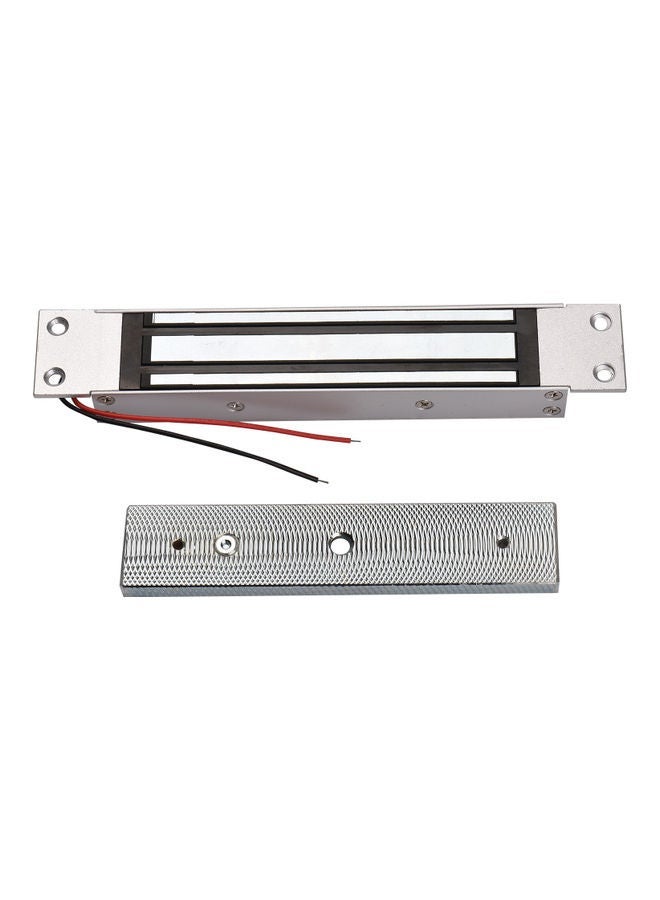NIBEMINENT Single Door Magnetic Lock Silver 27x6x6.50cm  - Image 1