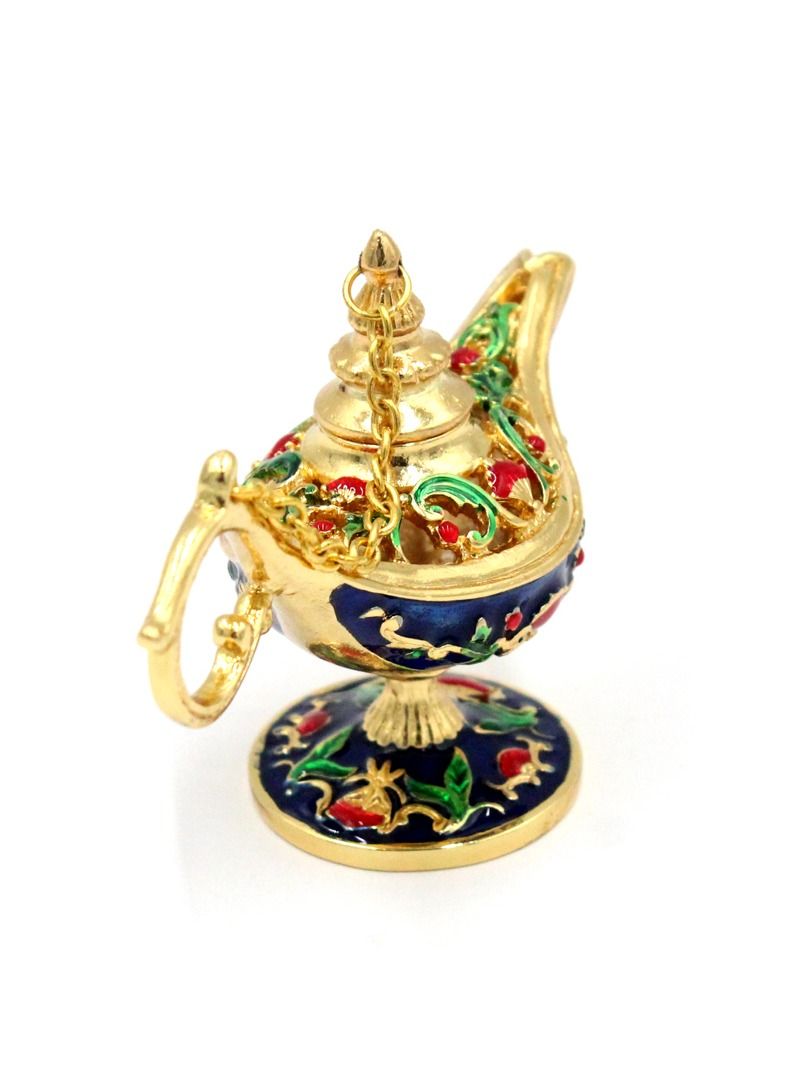 Antique Museum SINGAPORE GOLD PLATED JINNY LAMP 6.5X10CM-TT20062A - Image 4