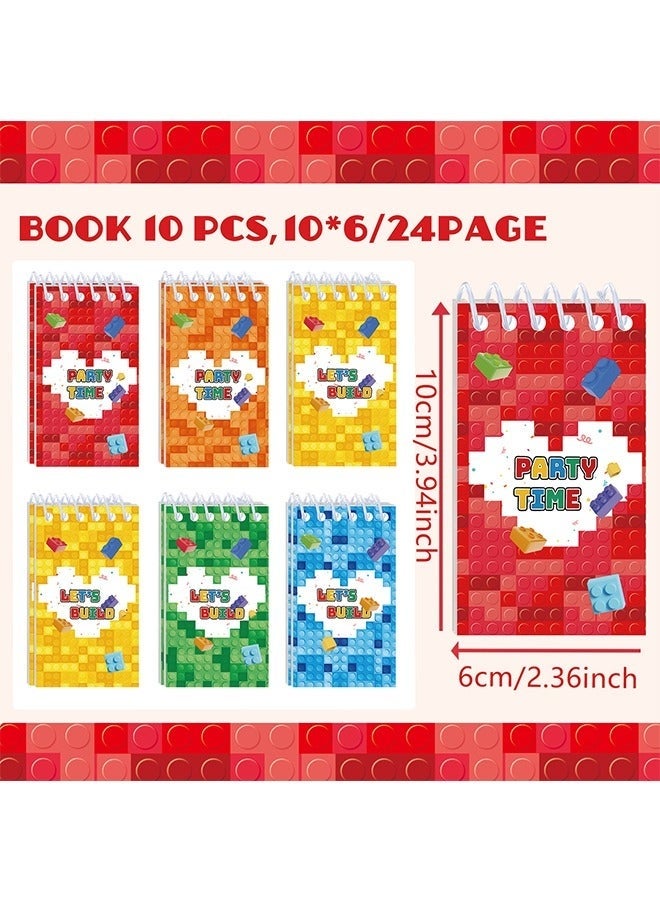 10 Pcs Cartoon Notebook Set, Regular Diary Spiral Notebooks for Students, Soft Cover Notebooks For Office And School Supplies - Image 2