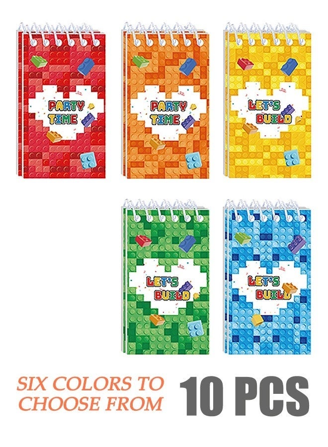 10 Pcs Cartoon Notebook Set, Regular Diary Spiral Notebooks for Students, Soft Cover Notebooks For Office And School Supplies - Image 1