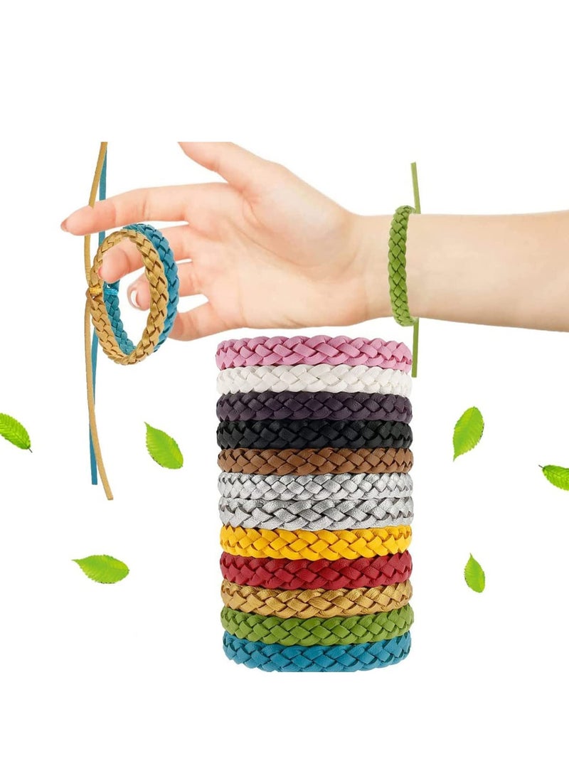 SOLARAE Mosquito Repellent Bracelet 12 Pack, Natural Anti Bug Wristbands 100%Ingredient for Adults & Kids, Outdoors up to 300 Hours of Protection for Sports and Outdoor Activities - Image 1