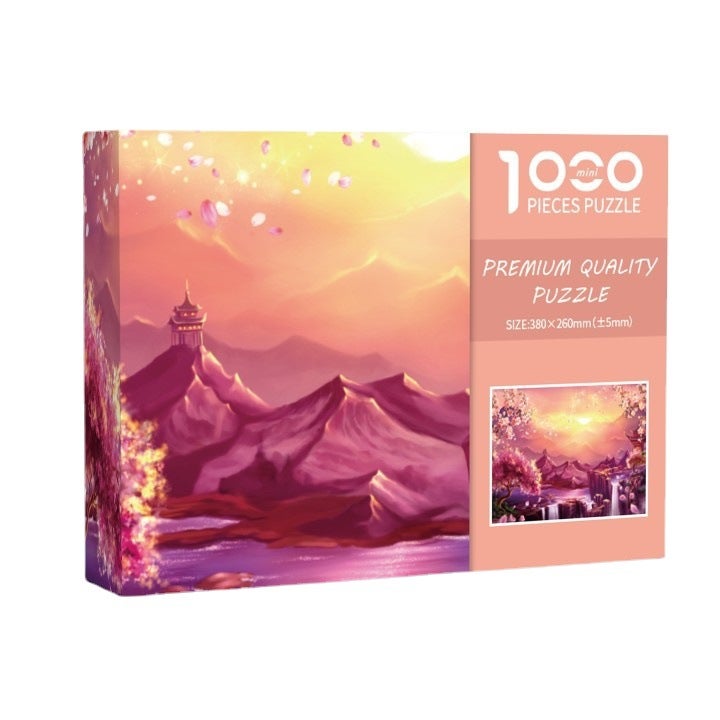 Mini White Card 1000 Pieces Jigsaw Puzzle Adult Educational Toy Source Manufacturers - Image 4