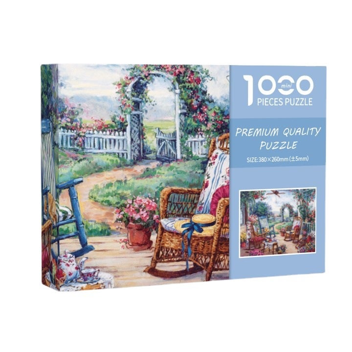 Mini White Card 1000 Pieces Jigsaw Puzzle Adult Educational Toy Source Manufacturers - Image 5