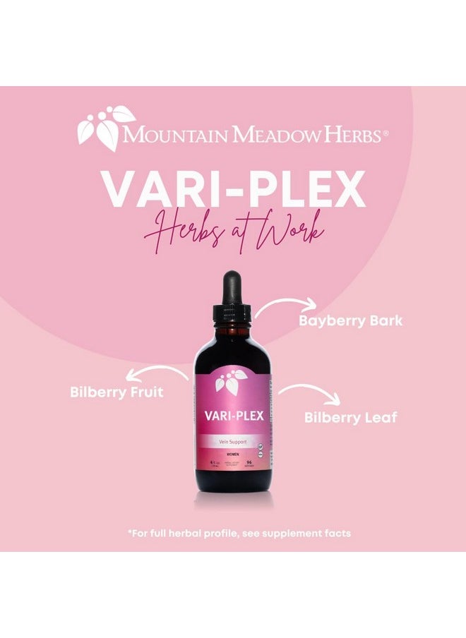 Mountain Meadow Herbs Mountain Meadow Herbs Vari-Plex: Natural Vein Vitality for Women, Enhance Circulation & Capillary Health, Fast Acting Liquid Extract 4oz.  - Image 3