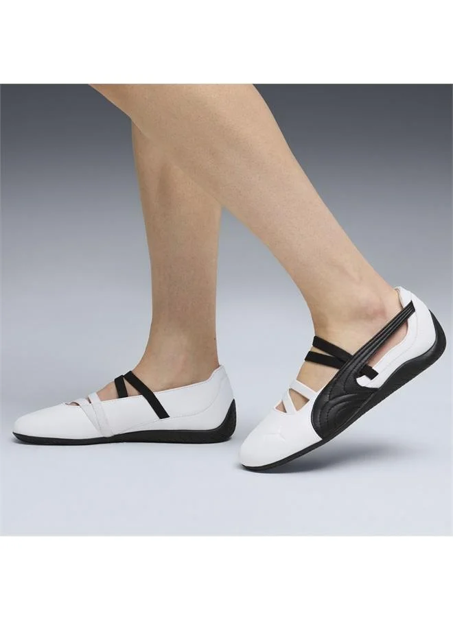 Puma PUMA White-PUMA Black Speedcat Ballet Sneakers Women for Women | Best Price UAE