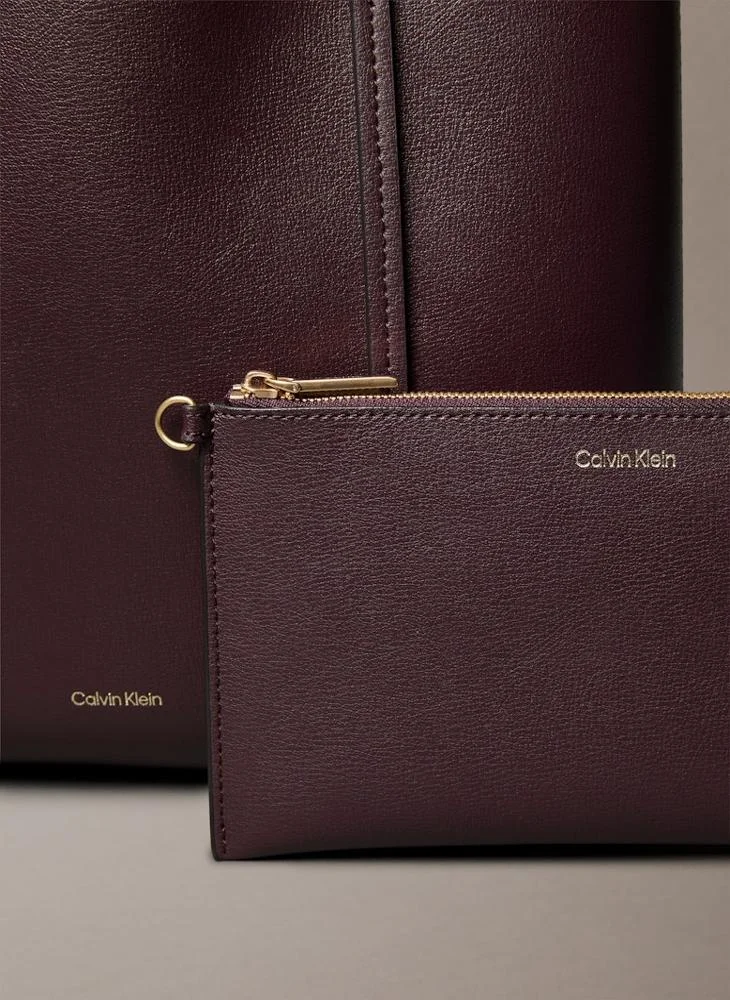CALVIN KLEIN Logo Foil Small Tote