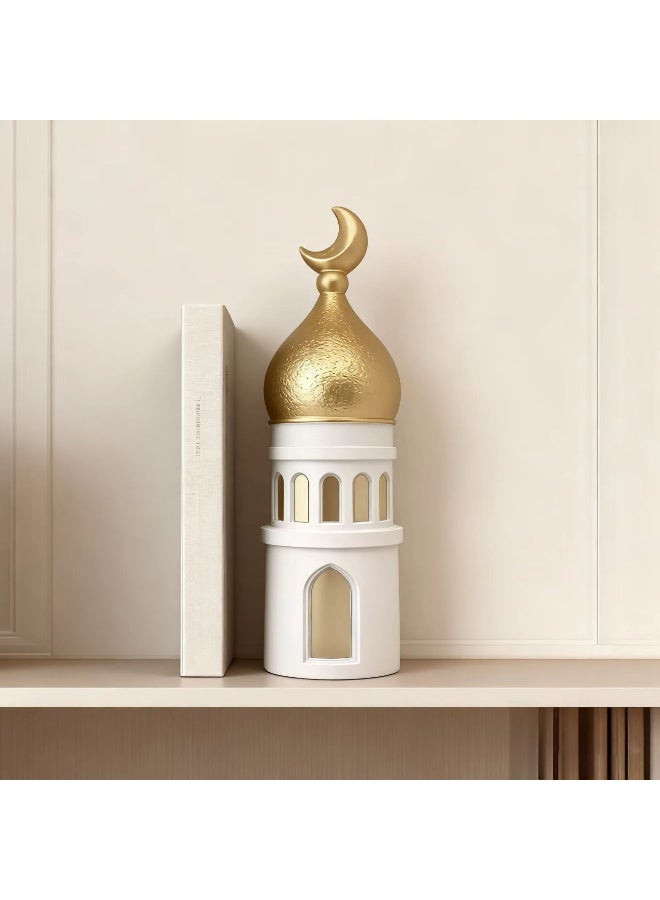 Islamic Minaret Dome Statue, 11.8-Inch Resin Home Decor Ornament - Image 5