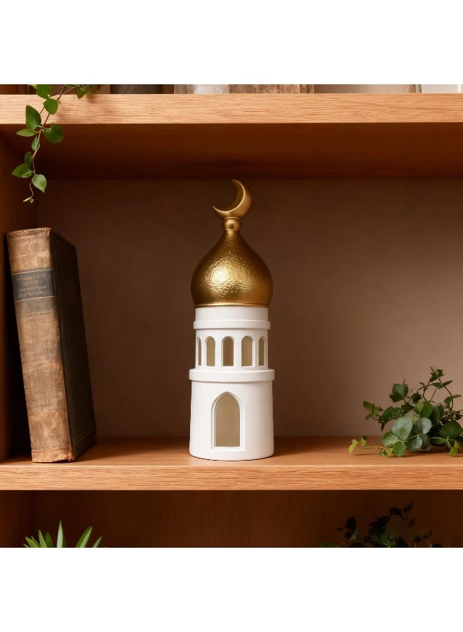 Islamic Minaret Dome Statue, 11.8-Inch Resin Home Decor Ornament - Image 2
