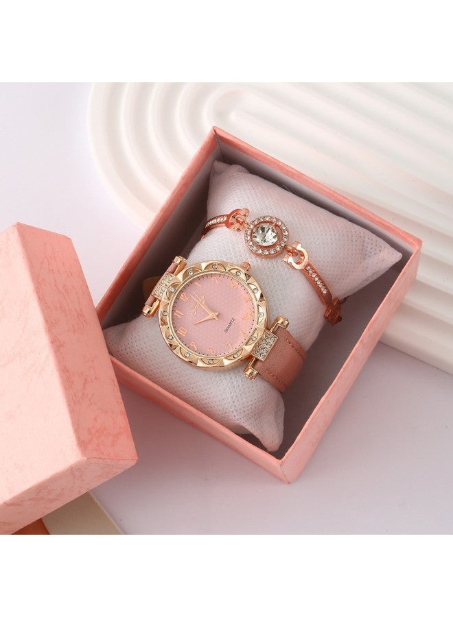 Valentine's Day Gift Set, Souvenir Gift Set, Eternal Flower Necklace, Watch, Wedding Souvenir Gift Set, Christmas