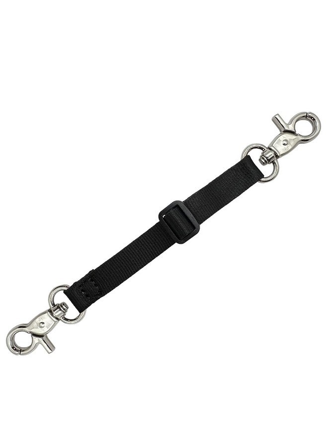 Adjustable Backup Safety Clip for Small Dog Collar,Prong Collar Clip for Mini Dogs,Double Ended Gentle Slip Collar Clip for Dog Harness Leash - Image 1