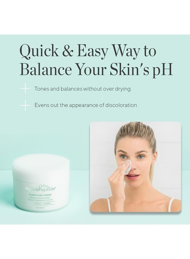 HydroPeptide Clarifying Toner Balance Peptide Control Pads, 4 Ounce - Image 4