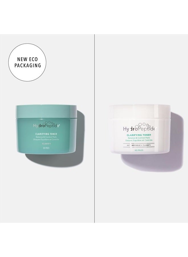 HydroPeptide Clarifying Toner Balance Peptide Control Pads, 4 Ounce - Image 2