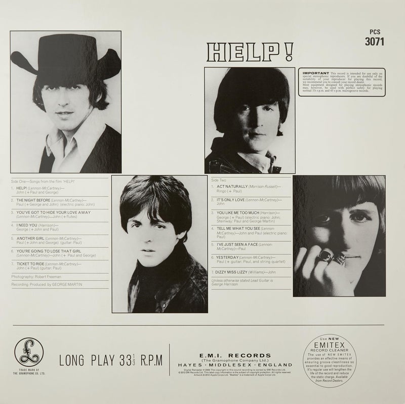 The Beatles Help! [LP] - Image 2