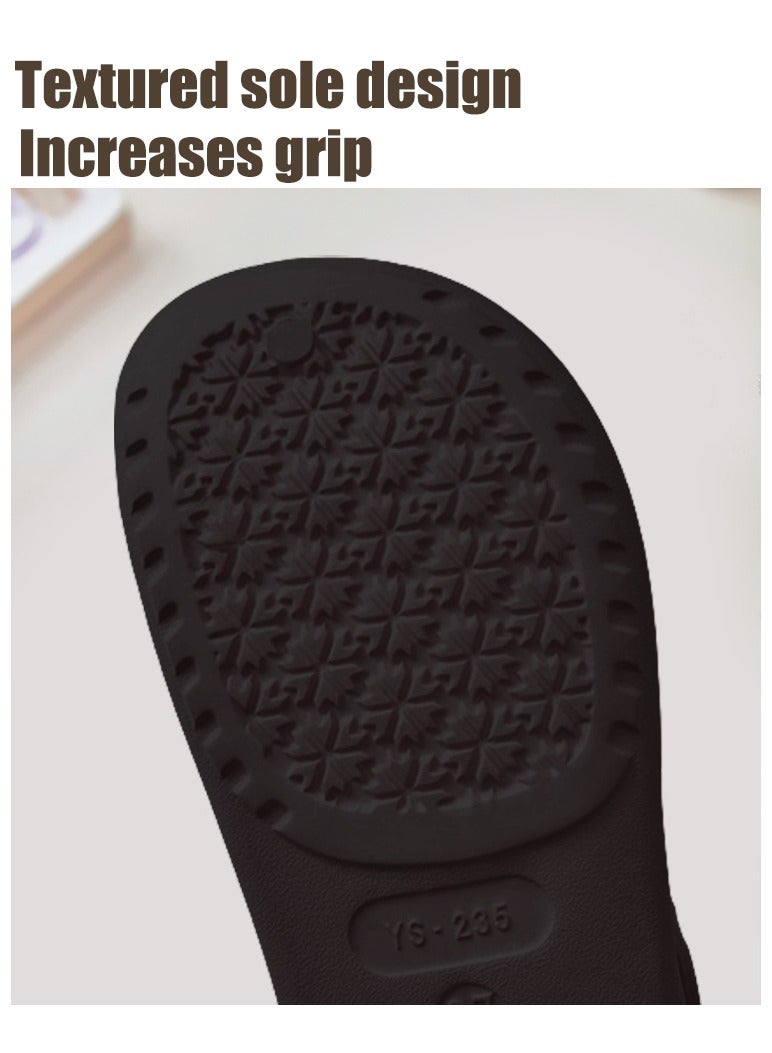 VUCATIN Unisex-Adult Garden Shoes Clogs Slip on Children Sandals Water Shoes for Indoor Outdoor Slippers  (Black) - Image 4