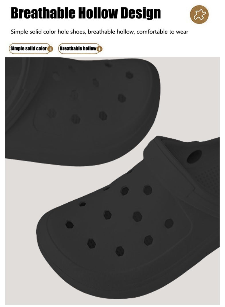 VUCATIN Unisex-Adult Garden Shoes Clogs Slip on Children Sandals Water Shoes for Indoor Outdoor Slippers  (Black) - Image 5