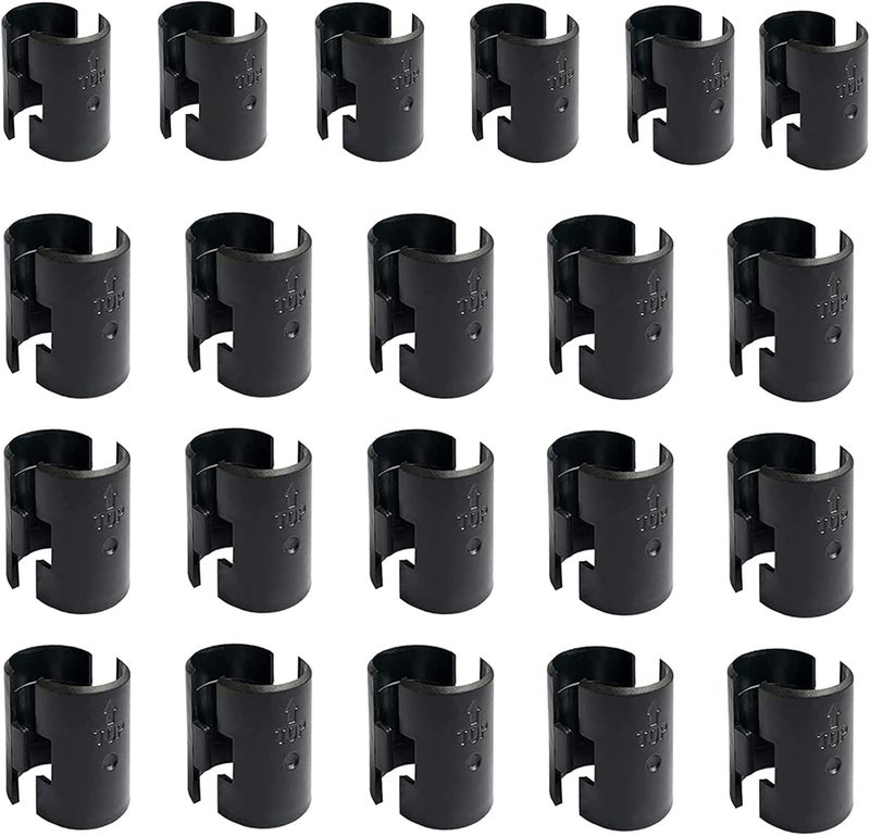 WAFJAMF 42 Pack Wire Shelving Shelf Lock Clips for 1" Post- Shelving Sleeves Replacements for Wire Shelving System - Image 1