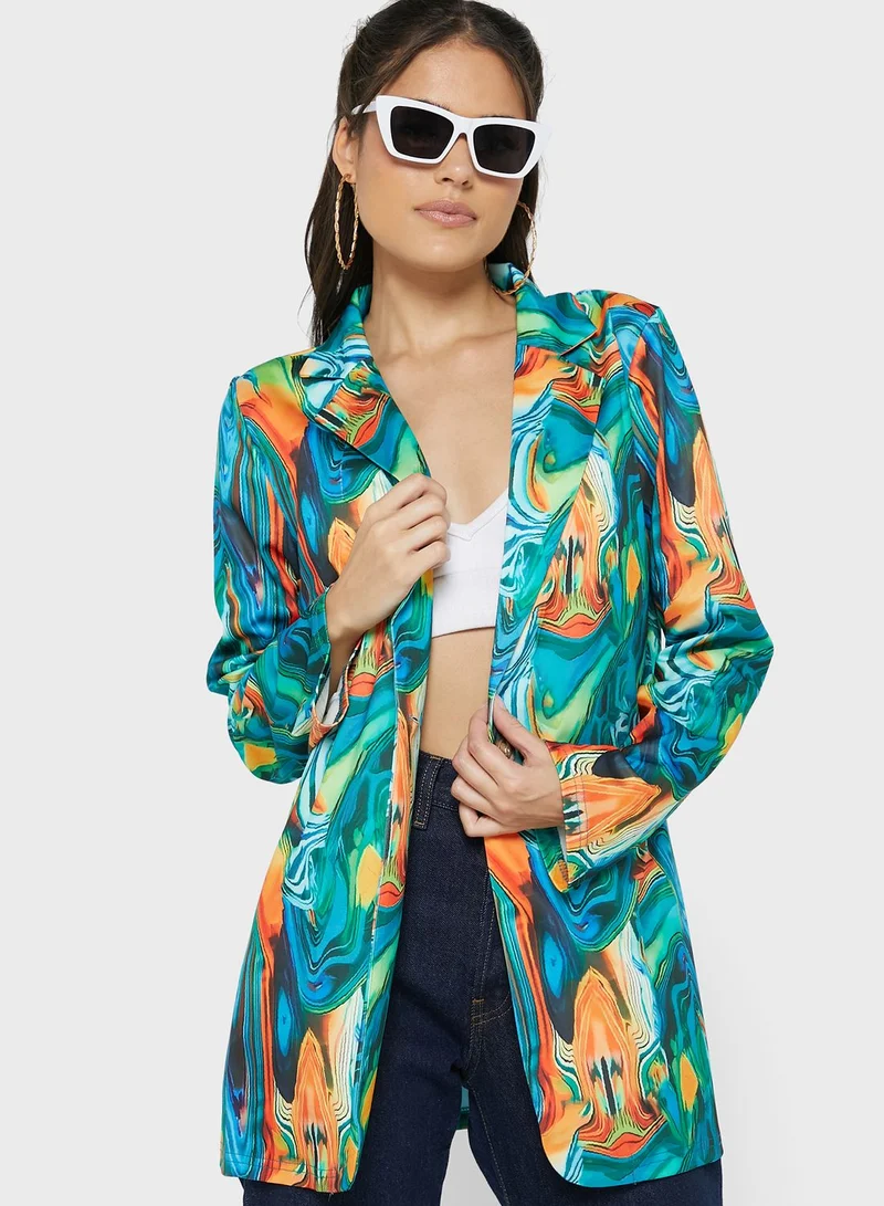 Ginger Printed Blazer