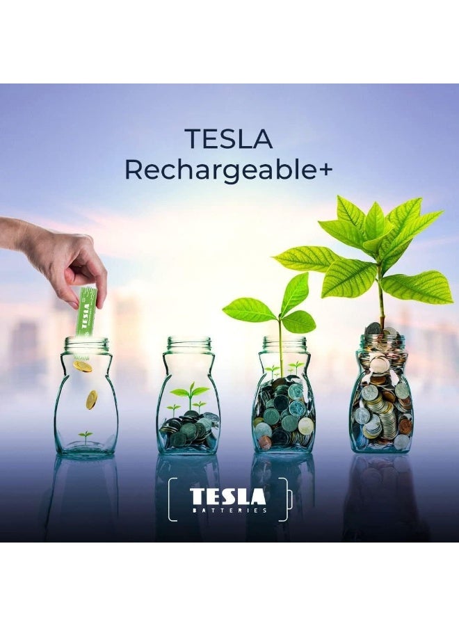 TESLA BATTERIES Rechargeable batteries AAA NI-MH/ HR03 1,2V 800 mAh Pack of 4 - Image 4