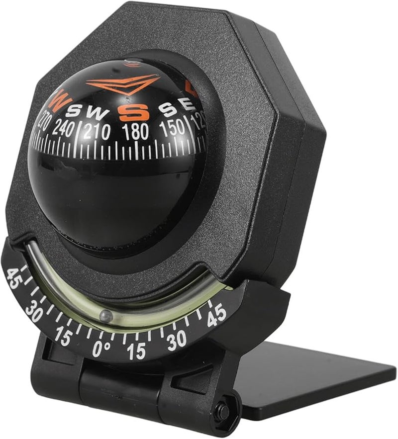 High Precision Luminous Car Compass Ball Dashboard Mount For Vehicle Navigation - Image 1