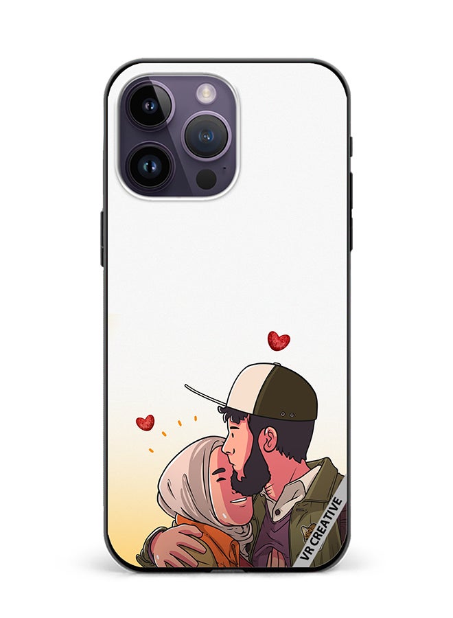 VR CREATIVE Protective Case Cover For Apple iPhone 15 Pro Love Design Multicolour - Image 1