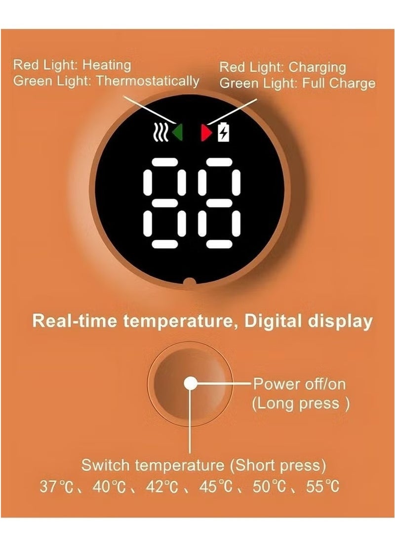 Gonice Portable Bottle Warmer for Travel, Fast Heating, Travel Bottle Warmer with Battery-Powered Temperature Display - Image 2