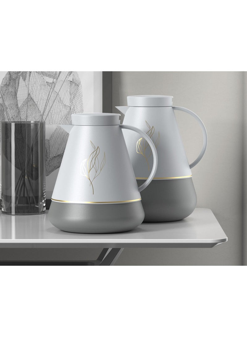 Lavidar vaccum flask 0.5ml/Elegant Thermos/Glass inner/Hot&Cold/HB