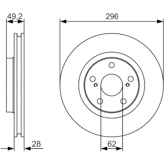 Bosch 0 986 479 S22 Brake Disc - Image 3