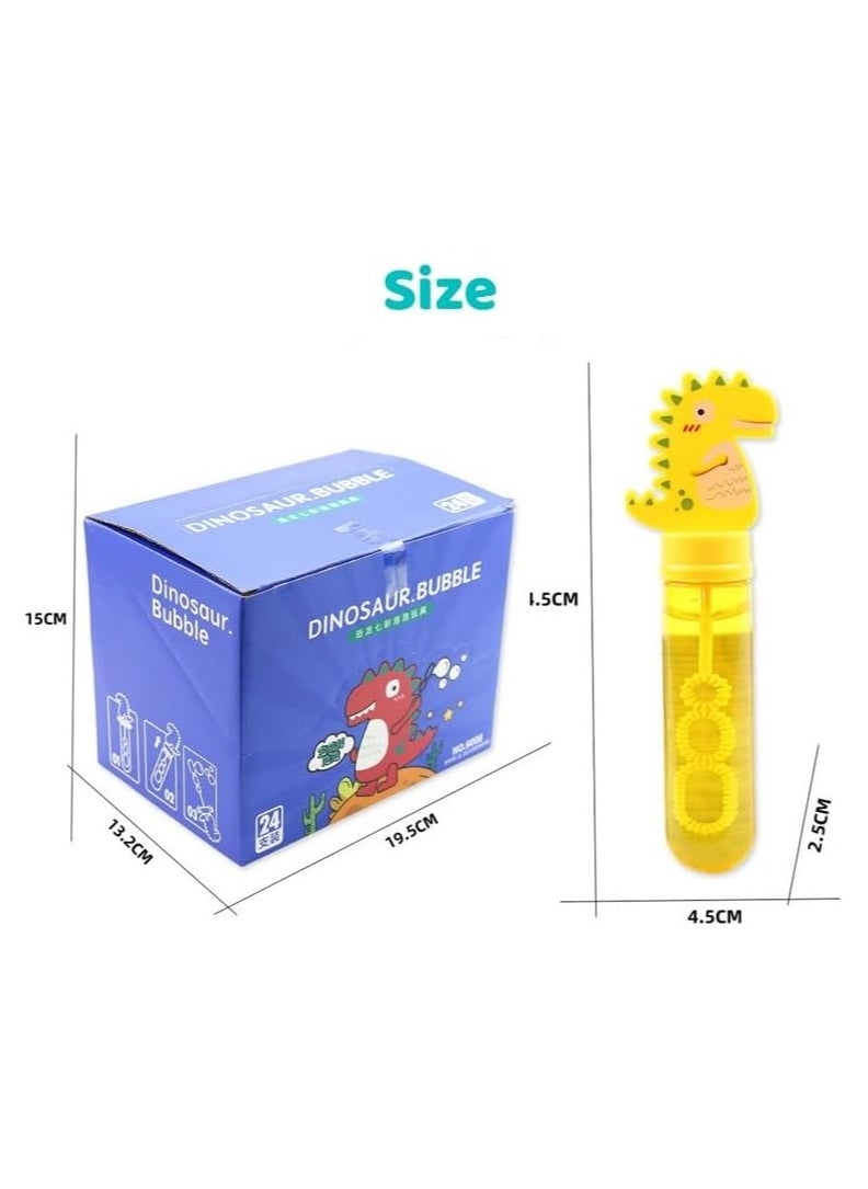 INFLUX 24-Pack Dinosaur Bubble Toys – Fun Party Favors for Kids, Christmas and Birthday Gifts, Outdoor Sports Toys with Bubble Liquid – Perfect Return Gifts, Giveaways, and Kids Activities for Parties  - Image 5
