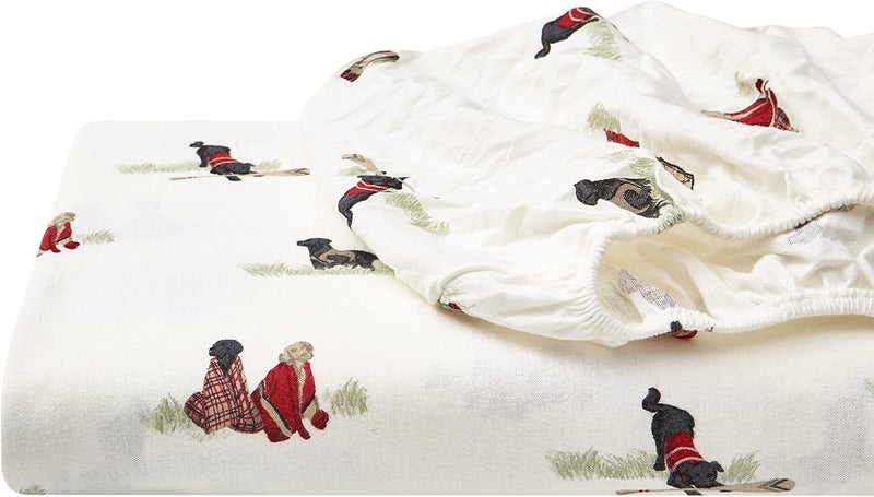 Eddie Bauer - King Sheets, Cotton Flannel Bedding Set, Brushed For Extra Softness, Cozy Home Decor (Retriever Adventure, King) - Image 2