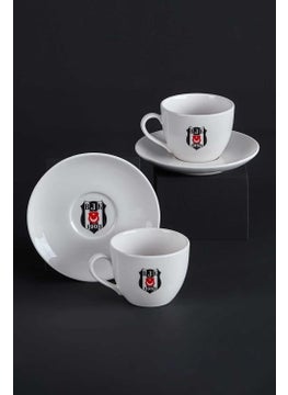 Beşiktaş LICENSED BEŞİKTAŞ SET OF 2 PORCELAIN TEA CUPS  - Image 1