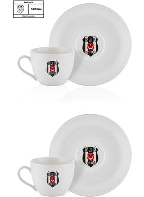 Beşiktaş LICENSED BEŞİKTAŞ SET OF 2 PORCELAIN TEA CUPS  - Image 2