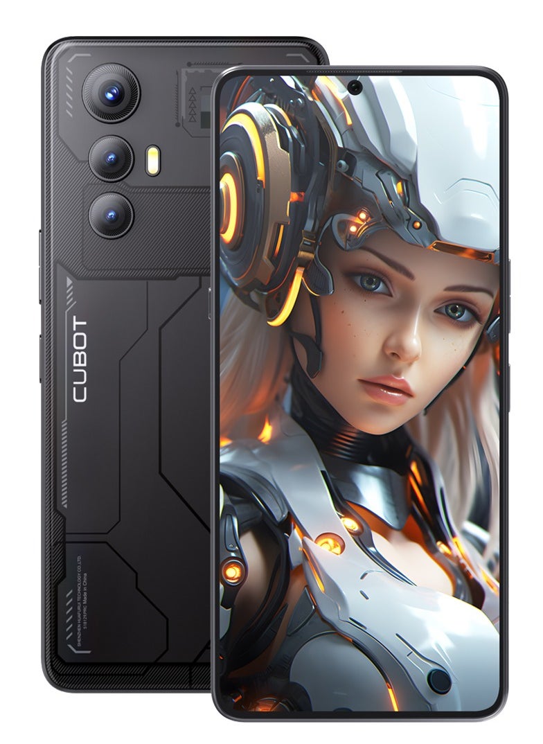 Cubot - MAX 5 Smart Phone 6.95-Inch FHD+ Display 5G Android 14 Octa-Core Processor Game Mobile Phone 12GB RAM 256GB ROM 5100mAh Battery 100MP+32MP Camera Wi-Fi 6 Dual SIM NFC TECH Black - Image 1
