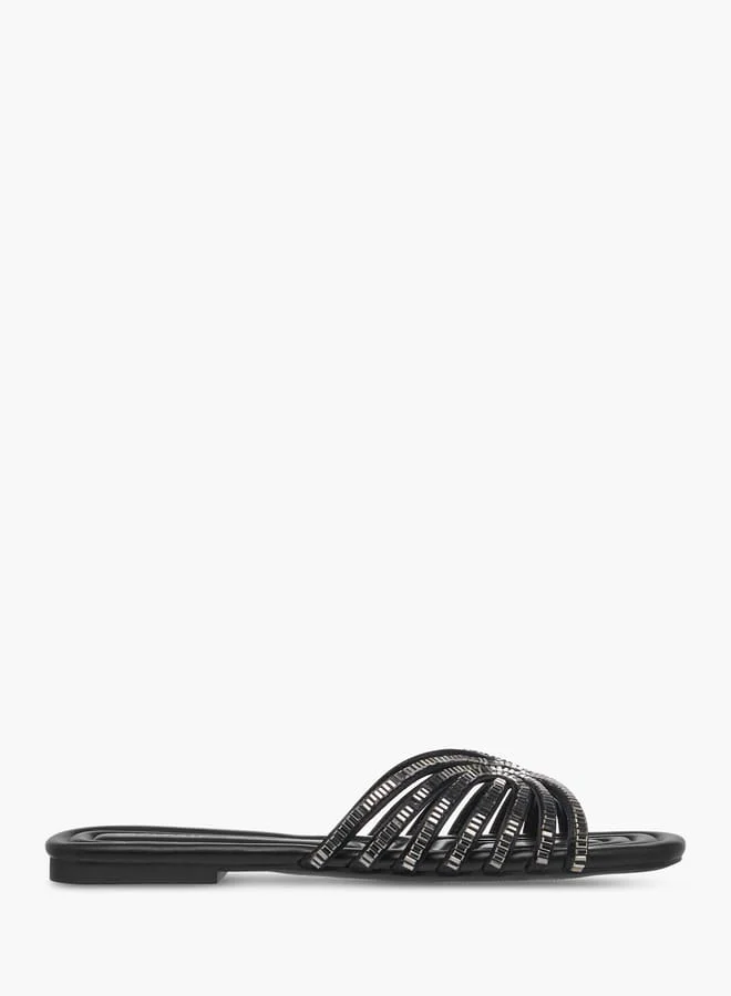 Celeste Women's Embellished Slip-On Flat Sandals