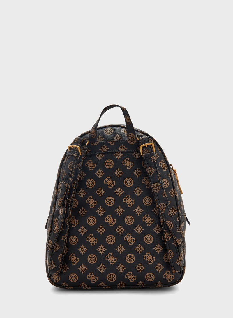 Logo Detailed Backpack