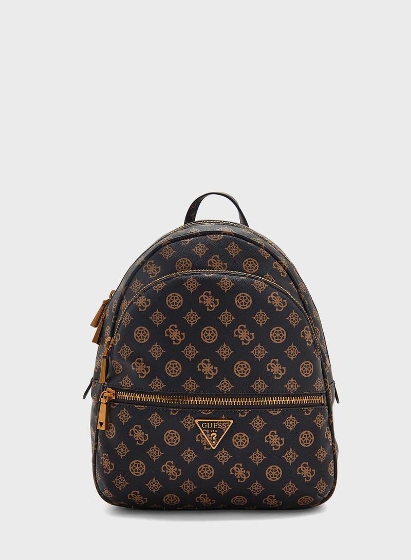 Logo Detailed Backpack