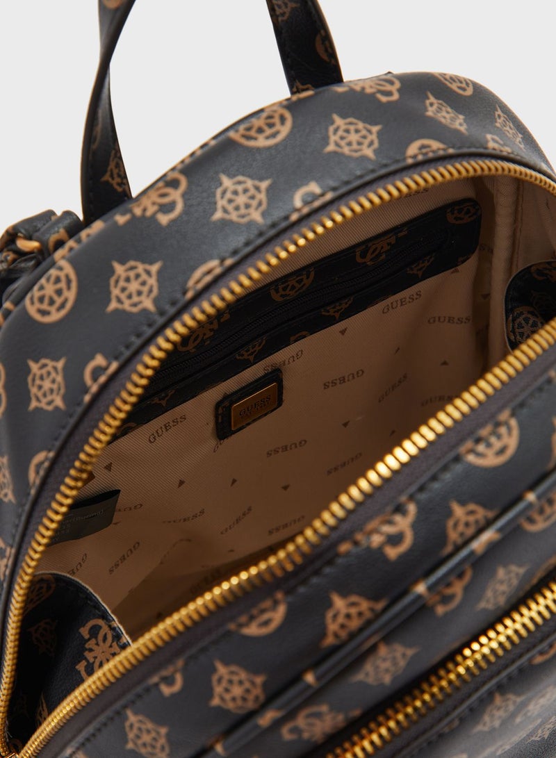 Logo Detailed Backpack