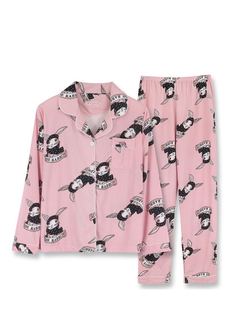 KUYING New Fashion Pajama Two Piece Set