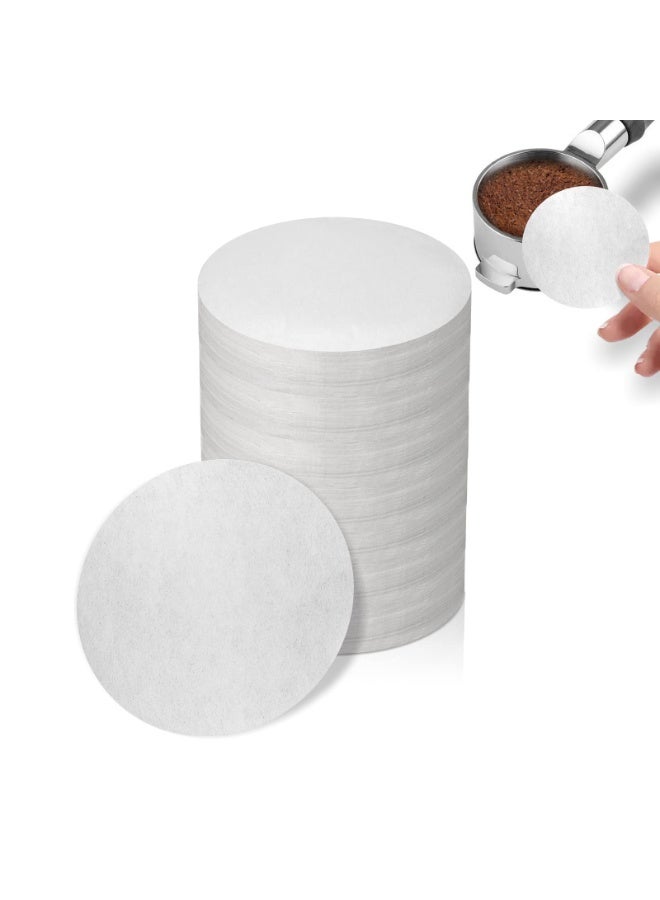 500 Pcs Coffee Paper Filter for Espresso Maker, 58 mm Unbleached Filter Puck Screen Portafilter Paper Compatible With Breville Barista, Mr. Coffee and Other Machines - Image 1