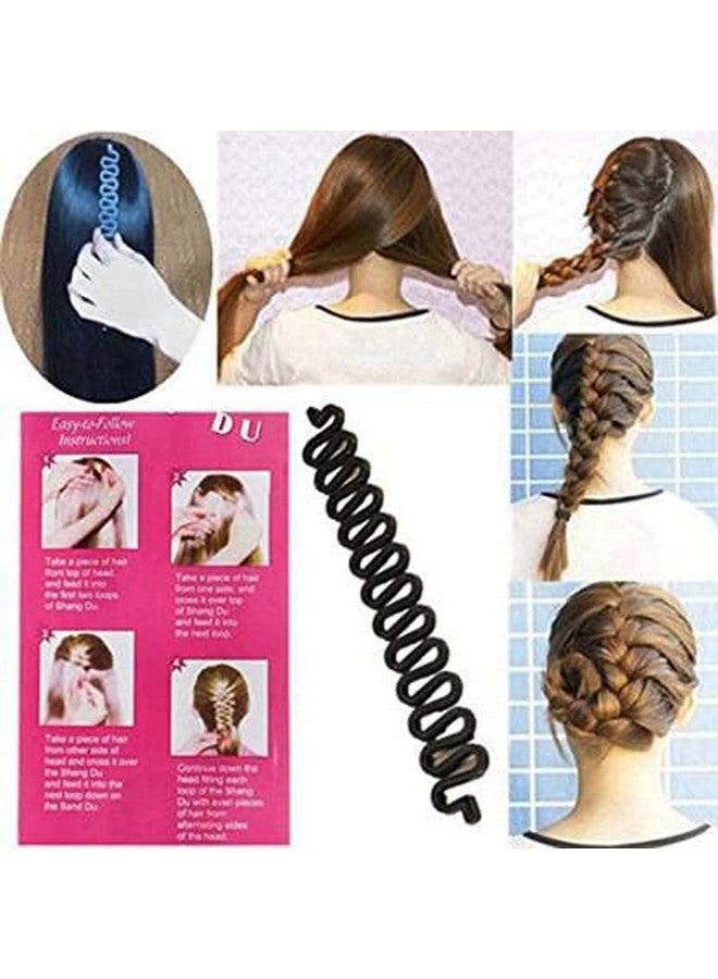 تشاندركاش مجموعة من 13 قطعة من أدوات تصفيف الشعر من شاندركاش، أداة صنع كعكة الشعر، أدوات ضفائر احترافية لتصفيف الشعر | أداة تشكيل كعكة الشعر المنفوخة | ربطة شعر كعكة الشعر الفوضوية - Image 5