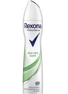 Rexona Rexona Aloe Vera Antiperspirant Deodorant Spray for Women 200 ml - Pack of 6  - Image 2