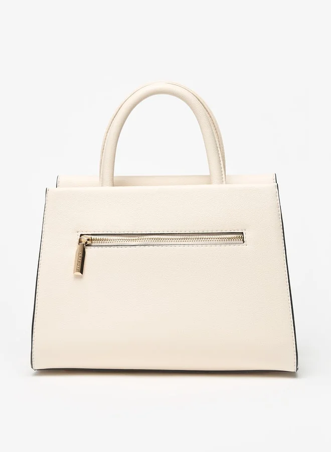 Celeste Women's Pleated Satchel Bag with Top Handle and Detachable Strap