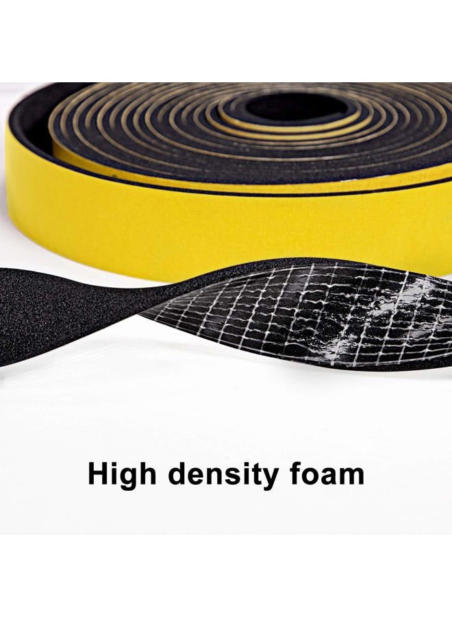 TORRAMI Door Seal 1 inch W x 1/8 inch T x 16.5 Ft Length, Foam Soundproofing Insulation Weather Stripping Gasket (Total 33 Ft Length, 2 Rolls of 16.5 Ft Each) - Image 3