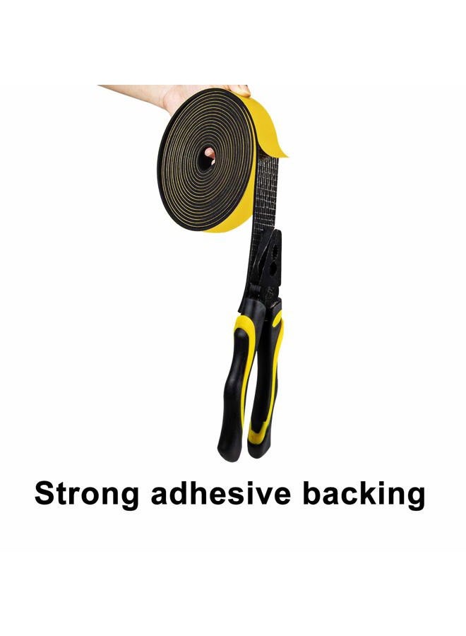 TORRAMI Door Seal 1 inch W x 1/8 inch T x 16.5 Ft Length, Foam Soundproofing Insulation Weather Stripping Gasket (Total 33 Ft Length, 2 Rolls of 16.5 Ft Each) - Image 5