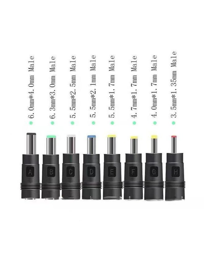 Desk Lamp Charger Cable Round Head Eight-in-one Luna Universal Usb To Dc3.5mm5.5 Power Data Cable Dc5v - Image 2