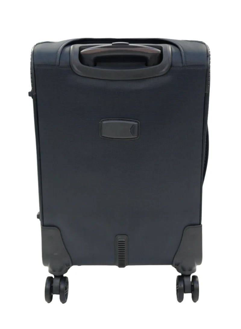 GIORDANO GIORDANO Jodo Series Carry-on Small Cabin Suitcase Grey, Soft Nylon Lightweight Durable Expandable 4 Wheels Luggage Trolley Bag 20" With Secure TSA Combination Lock.