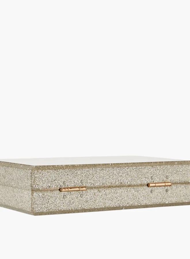 سيليست Women Embellished Clutch with Detachable Chain Strap and Clasp Closure