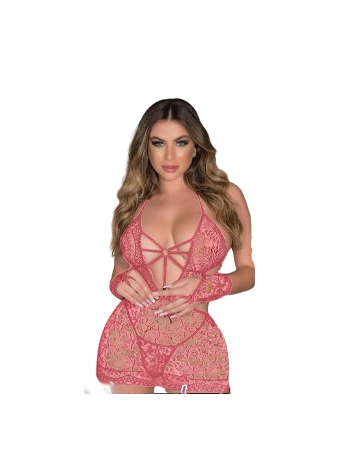 Elegant Women's Lingerie: Choose femininity and charm at every moment - Tulle - Babydoll Fuchsia