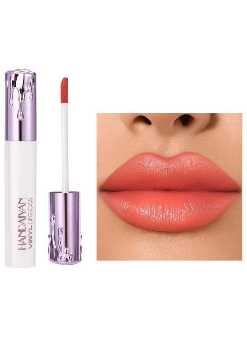 Handaiyan Moisturizing Long-Lasting Lip Gloss|Non-Stick Quick-Dry Lip Gloss|Lip Stain Waterproof Lip Makeup (01, compact) - Image 1