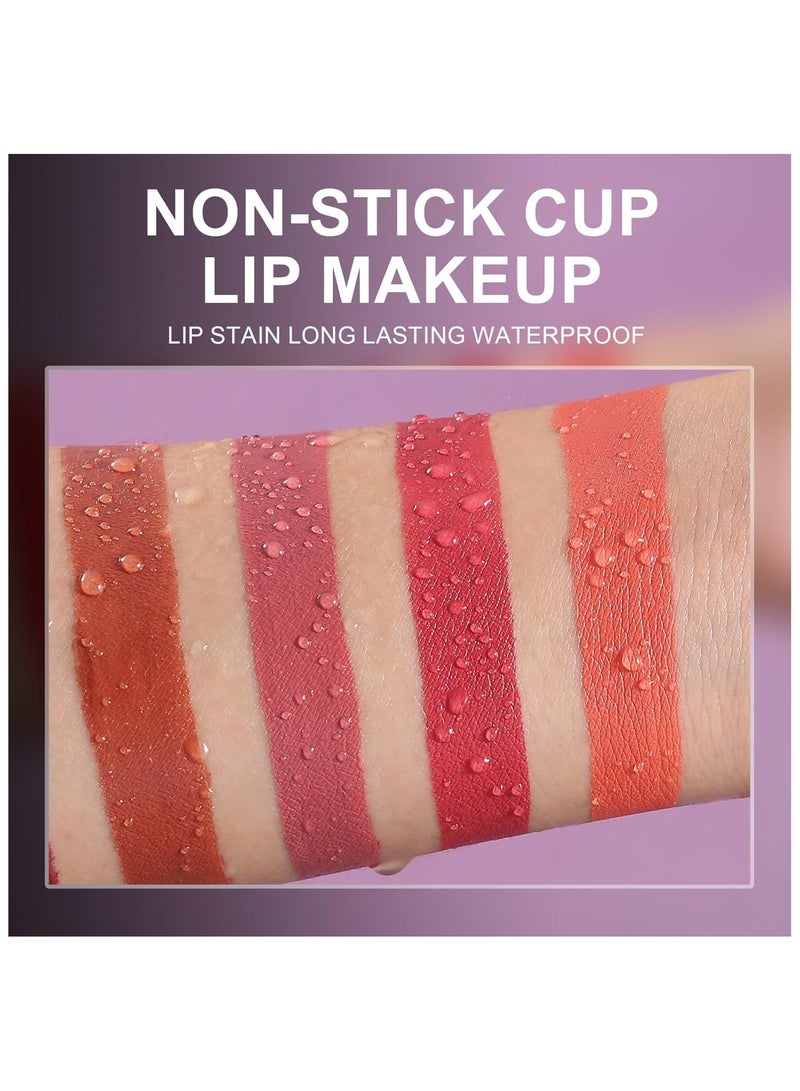 Handaiyan Moisturizing Long-Lasting Lip Gloss|Non-Stick Quick-Dry Lip Gloss|Lip Stain Waterproof Lip Makeup (01, compact) - Image 4